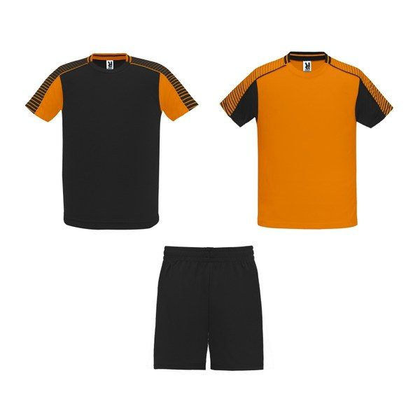 Roly R0525 - JUVE Unisex Sports Set with 2 T-Shirts and Shorts