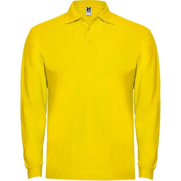 Roly R6635 - ESTRELLA L/S Long-Sleeve Polo Shirt with Ribbed Collar