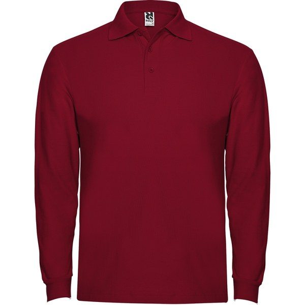 Roly R6635 - ESTRELLA L/S Long-Sleeve Polo Shirt with Ribbed Collar