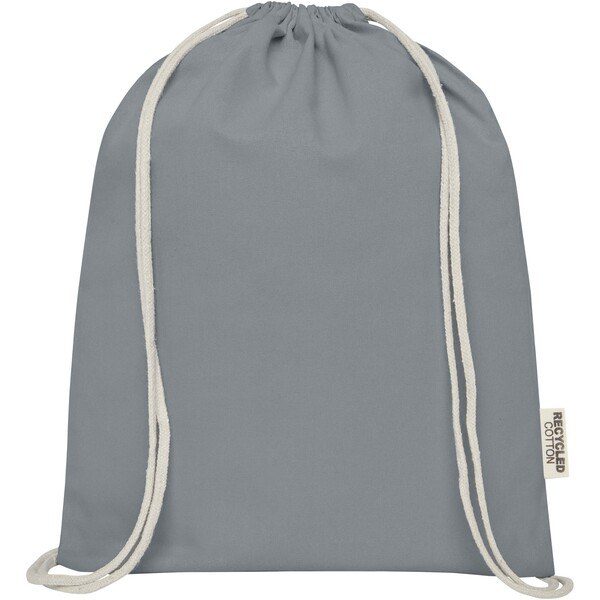 PF Concept 120735 - Oregon 140 g/m² GRS recycled cotton drawstring bag