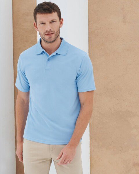 Henbury H475 - Camiseta Polo Coolplus® en Algodón Piqué