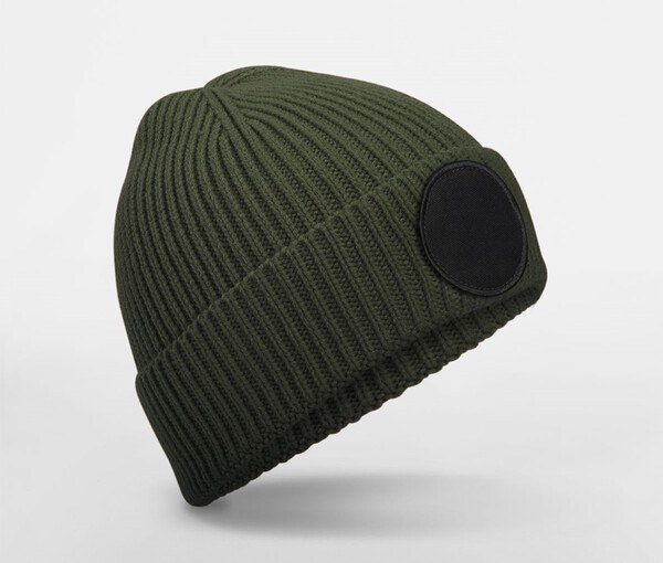 BEECHFIELD BF332R - CIRCULAR FASHION PATCH BEANIE