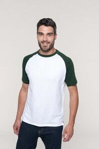 Kariban K330 - Base Ball Tofarvet kortærmet T-shirt
