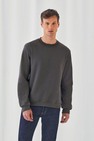 B&C CGWUI20 - Modern Cotton-Poly Blend Ribbed Sweatshirt