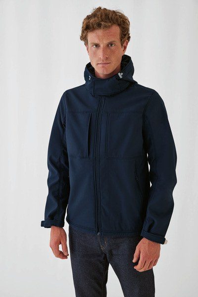 B&C CGJM950 - Chaqueta Softshell Con Capucha