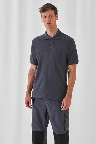 B&C Pro CGPUC10 - Ultimate Comfort Cotton Polo with Practical Pocket