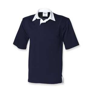 Front row FR03M - Kortærmet Rugby Polo Shirt