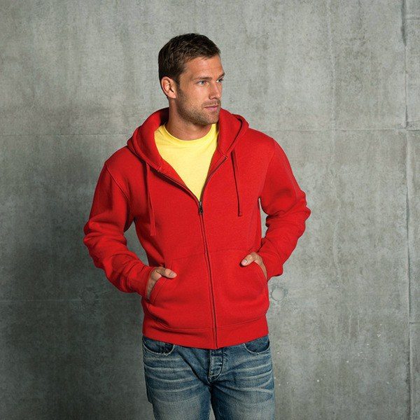 Russell J266M - Sudadera Authentic con capucha y cremallera