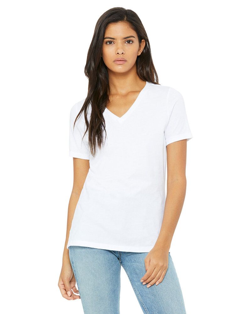 Bella+Canvas 6405 - T-shirt col en V à manches courtes Missy Jersey
