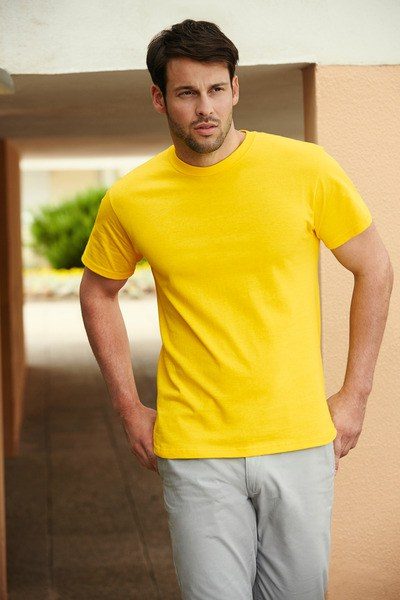 Fruit of the Loom 61-212-0 - Mens Premium 100% Cotton Summer Tee