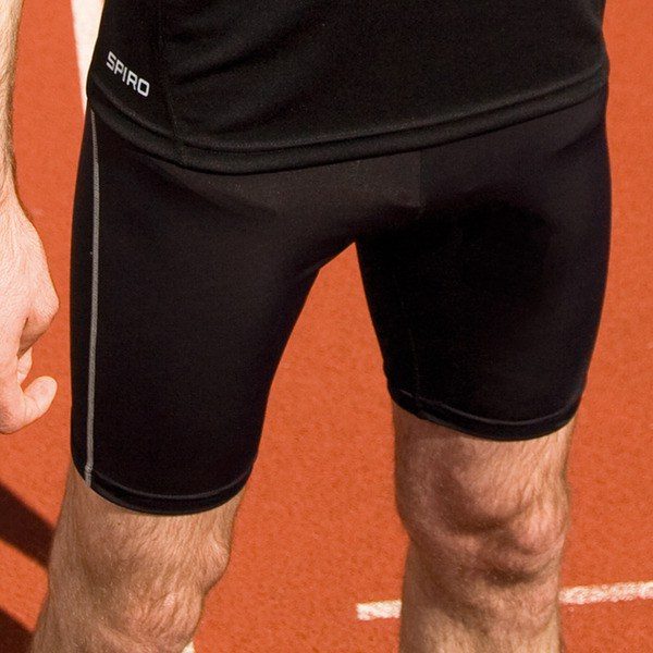 Spiro S250M - Shorts Deportivos Ajustados y Transpirables