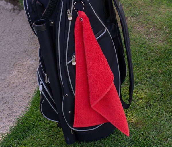 Towel city TC013 - Premium Ringspun Golf Towel with Silver Hook