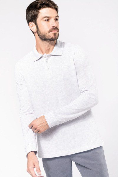 Kariban K243 - Polo de Manga Larga en Piqué de Algodón para Hombre