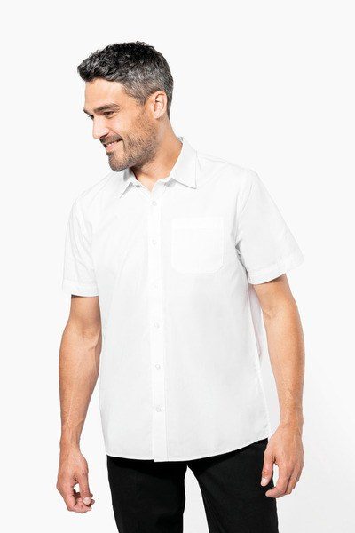 Kariban K543 - MENS SHORT SLEEVE EASY CARE COTTON POPLIN SHIRT