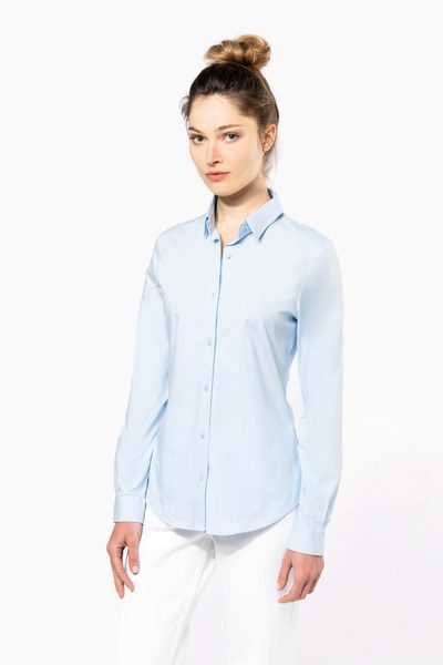 Kariban K530 - CAMISA DE MANGA LARGA PARA MUJER Camisa Manga Larga Mujer