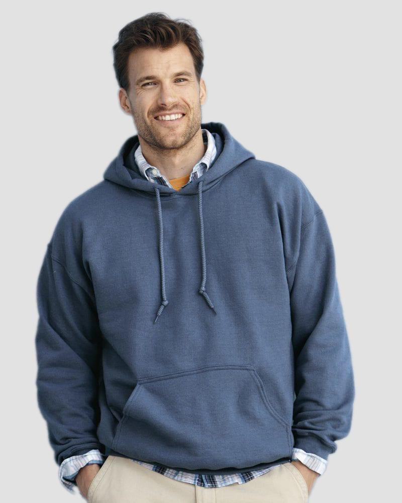 gildan men's heavy blend fleece hooded sweatshirt g18500