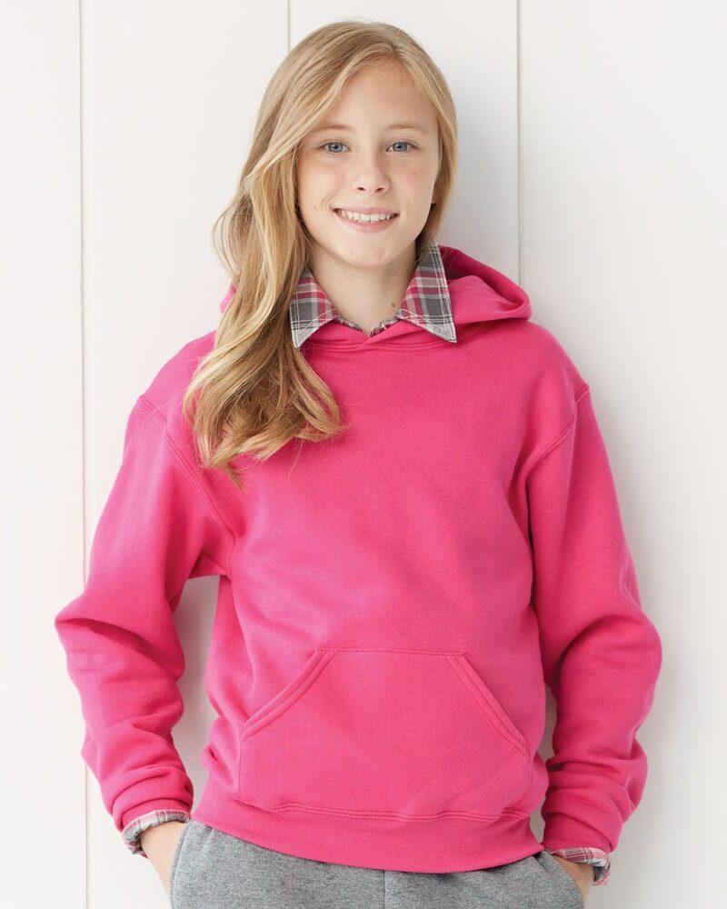 bubblegum pink girl's hoodie