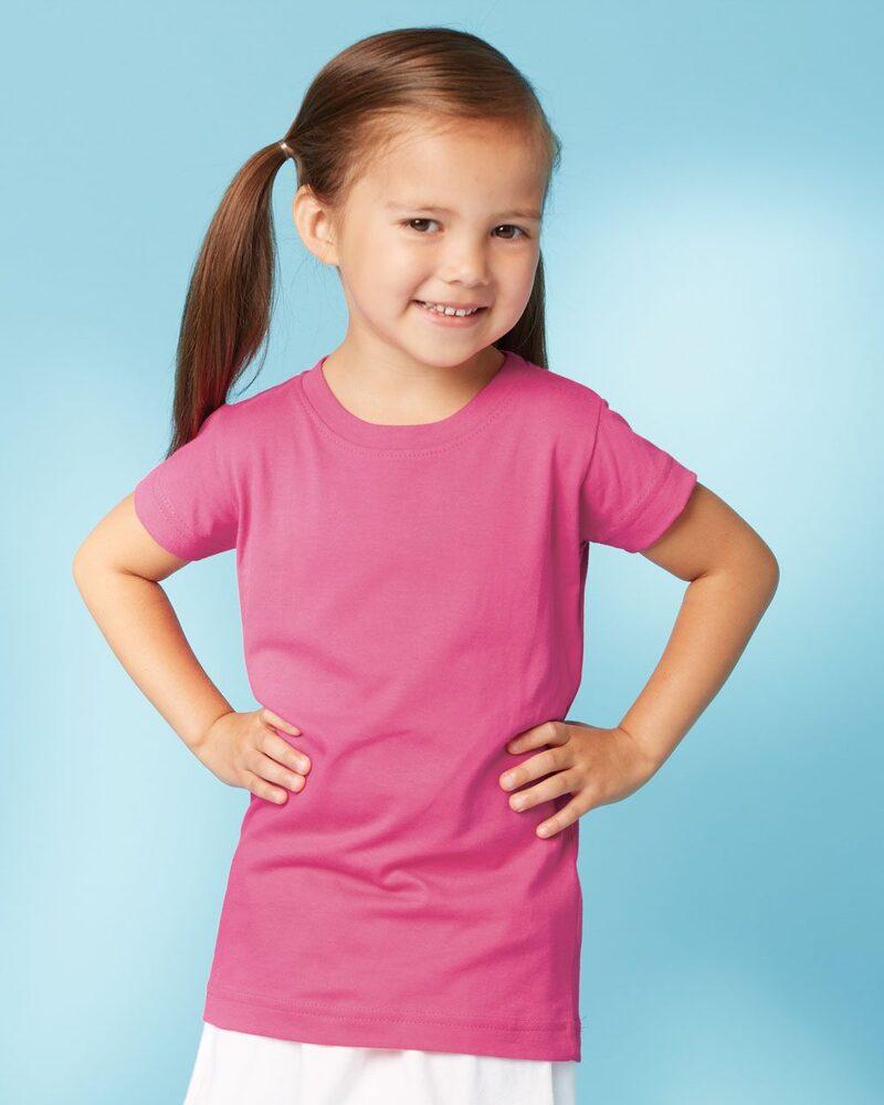 Rabbit Skins 3316 - Fine Jersey Toddler Girl's T-Shirt