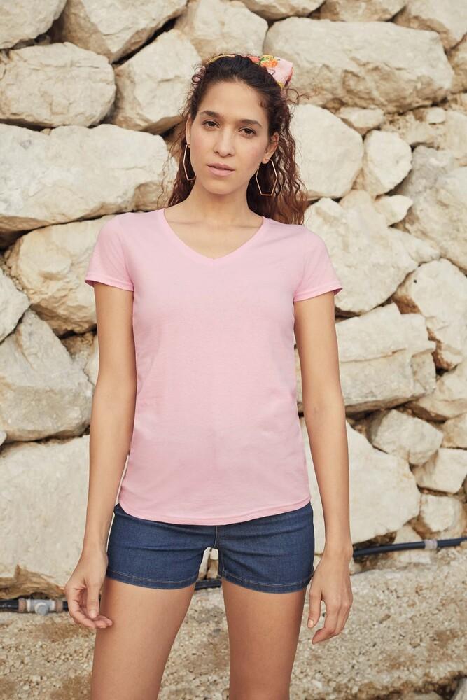 Fruit of the Loom SC61398 - Lady-Fit Valueweight V-neck T