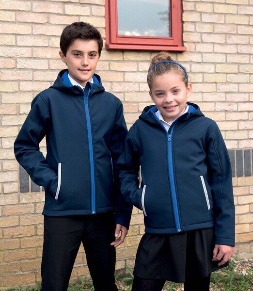 Result R224J - Chaqueta Juvenil Soft Shell Impermeable y Transpirable