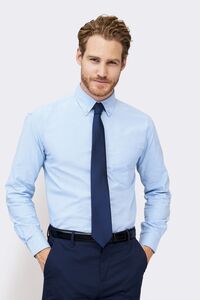SOLS 16000 - Boston langærmet Oxford -skjorte til mænd