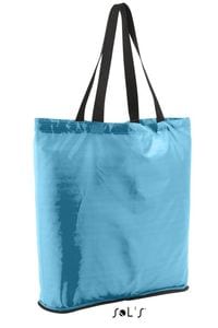 Sols 72100 - FALTTASCHE AUS POLYESTER 190T UND SCHWARZEM OXFORD POLYESTER 600D MAGIC