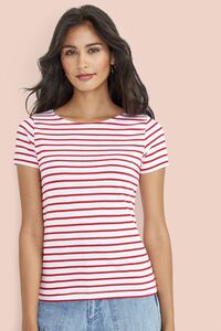 SOLS 01399 - MILES WOMEN Round Neck Striped T Shirt