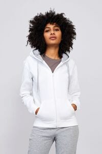 SOLS 47100 - SOUL WOMEN Contrasted Jacket With Lined Hood