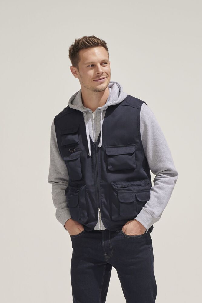 Sol's 43630 - Gilet Reporter Multipoches WILD