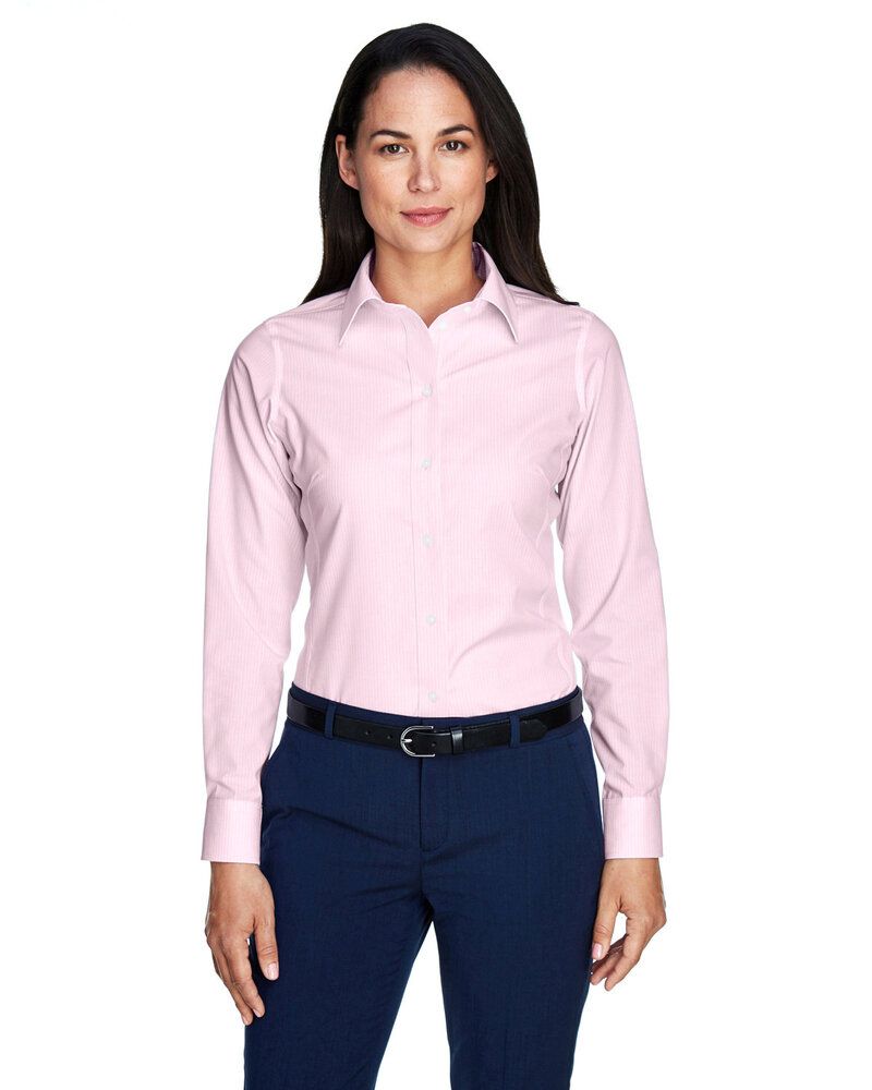 Devon & Jones D645W - T-Shirt Ladies Crown Collection Banker Stripe
