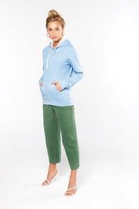 Kariban K465 - Damen-Sweatshirt mit Kapuze in Kontrastfarbe