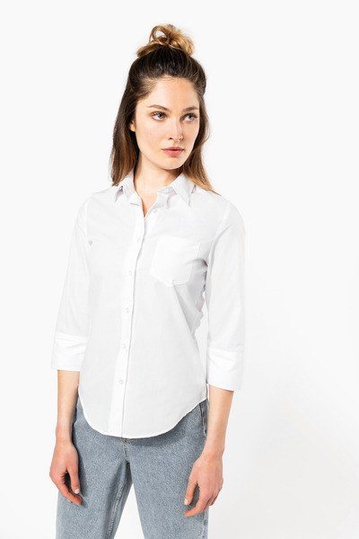 Kariban K558 - Camisa con mangas 3/4 para mujer