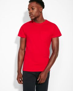 Roly CA6523 - TECKEL T-shirt com gola redonda de 4 camadas