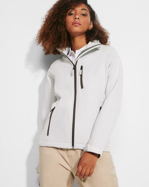 Roly SS6433 - Chaqueta Softshell Mujer Antártida con Cremallera Sellada