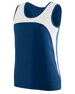 Augusta 342 - Ladies Wicking Polyester Sleeveless Jersey with Contrast Inserts