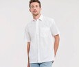 Russell Collection JZ937 - Camisa Hombre Manga Corta 100% Algodón