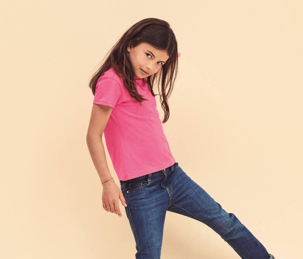 Fruit of the Loom SC229 - Girls Valueweight T-Shirt