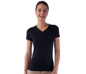 Sans Étiquette SE634 - T-shirt med V-udskæring til kvinder