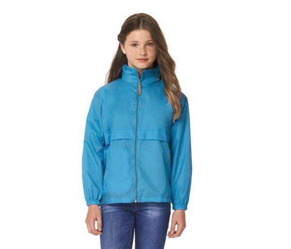 B&C BC301 - Compact Nylon Windbreaker with Concealed Hood