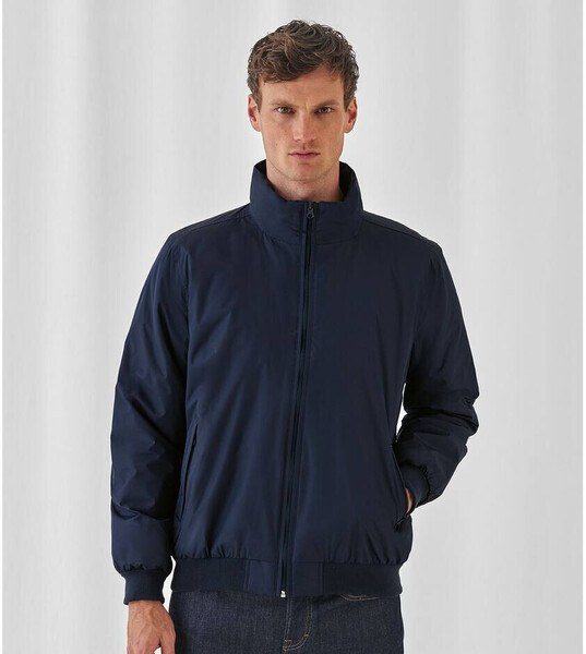 B&C BC330 - Waterproof Quilted Bomber Jacket with Ergonomic Hood