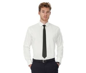 B&C BC710 - Camisa manga Larga Black Tie para hombre