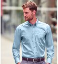 Russell Collection JZ956 - Camicia da uomo no stiro