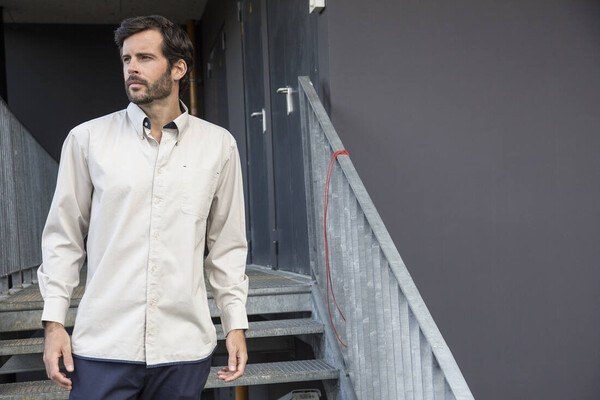 Pen Duick PK605 - Elegant Twill Shirt with Contrasted Details