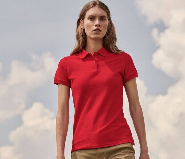 Fruit of the Loom SC281 - Polo Elegante de Mujer en Tejido Piqué