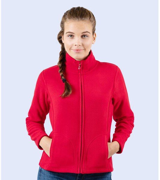 Starworld SW750 - Women's Straight Sleeve Big Zip Sweatshirt