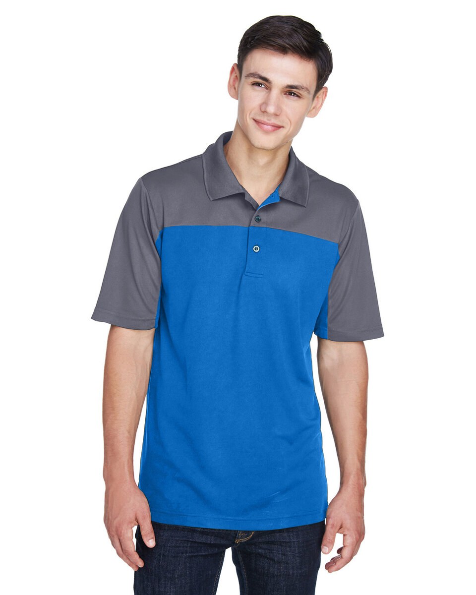 Ash CityCore 365 CE101 - Men's Balance Colorblock Performance Piqué Polo