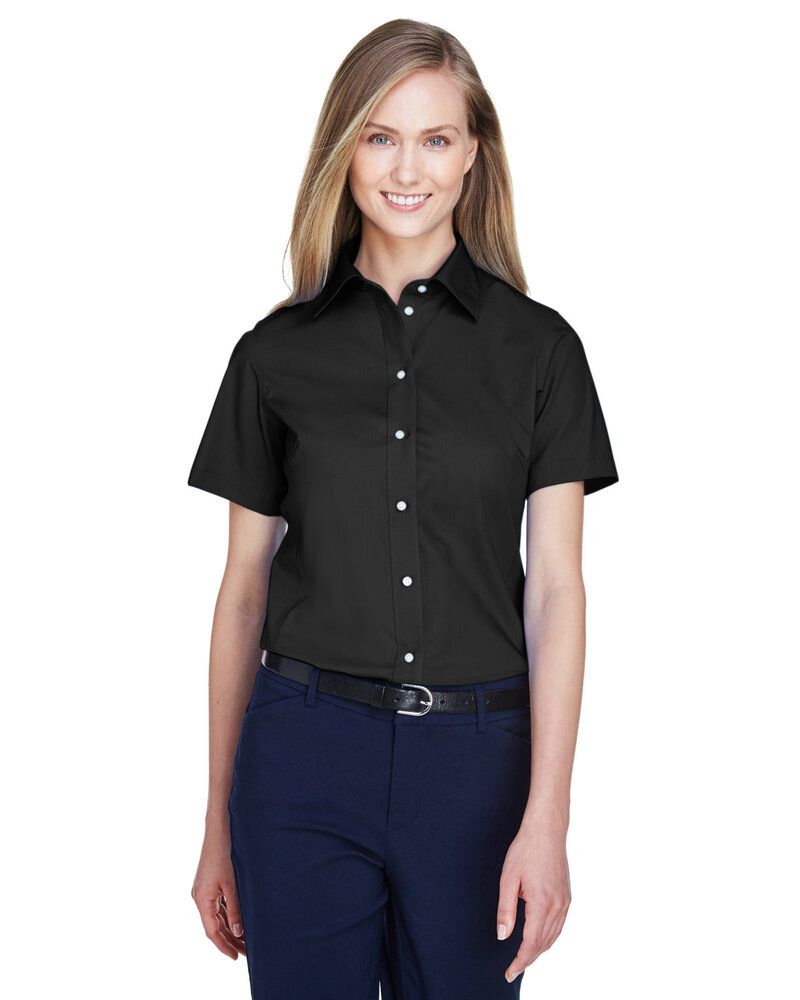 Devon & Jones D620SW - Ladies Crown Collection Solid Broadcloth Short Sleeve Shirt