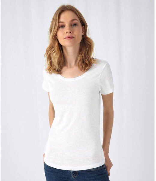 B&C BC047 - Organic Womens Lightweight Slub Tee