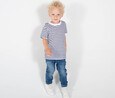 Larkwood LW027 - Kinder gestreifte Crew Neck T -Shirt Hemd