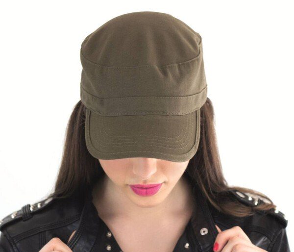 Atlantis AT012 - Military Style Velcro Closure Cotton Cap